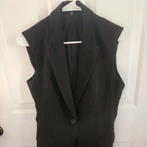 Black Short Sleeve Blazer